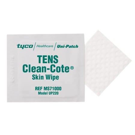 Uni-Patch UP220 Clean Cote Skin Prep Wipes; 50 Wipes Per Pkg